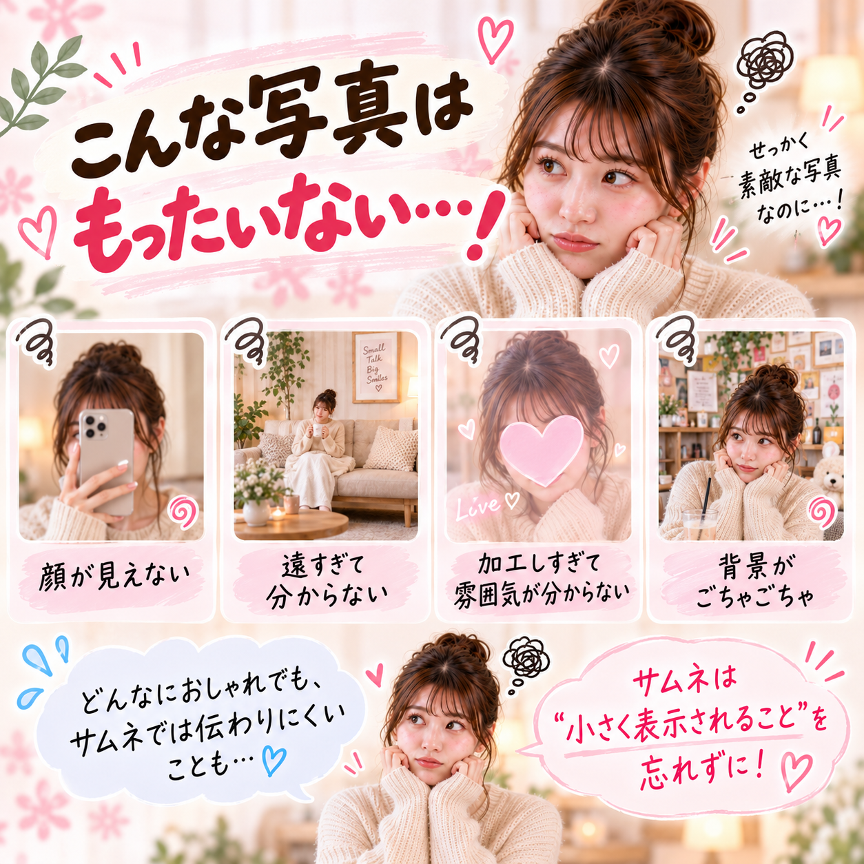 サムネ写真で避けたい例