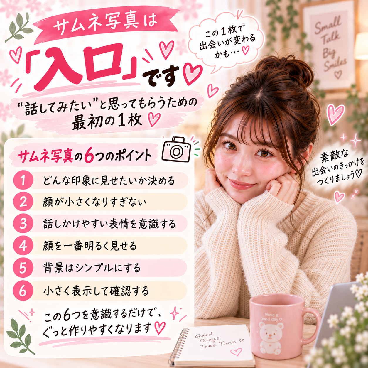サムネ写真を作る6つのポイント